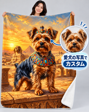 古代エジプトのファラオ犬|愛犬の写真で作るオーダーメイドブランケット