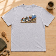 Shih Tzu Hiking Club 富士山登山犬 Tシャツ|フロントプリント