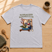 Schnauzer Ikebana Club シュナウザー 生け花クラブ「華道と和の心」 Tシャツ|フロントプリント
