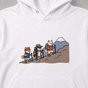 Shiba Hiking Club 柴犬ハイキング部 パーカー フーディ|フロントプリント