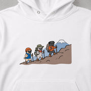 Pug Hiking Club パグハイキングクラブ パーカー フーディ|フロントプリント