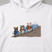 Chihuahua Hiking Club チワワハイキングクラブ パーカー フーディ|フロントプリント