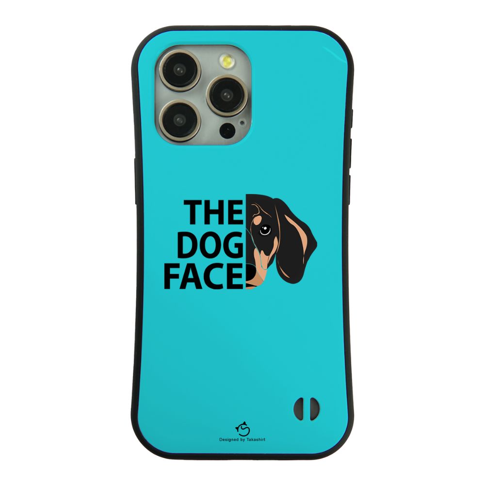 ケース いぬ 犬 イラスト ダックス フンド THE DOG FACE ケース iPhone8, SE2, SE3 ~ ケースiPhone17シリーズ