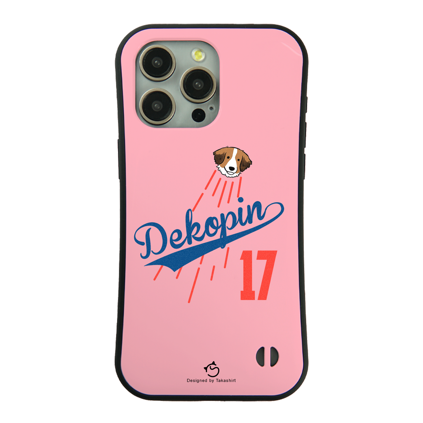 デコピン ケース いぬ 犬 コーイケルホンディエ 大谷 Dekopin ケースiPhone8, SE2, SE3 ~ ケースiPhone17シリーズ