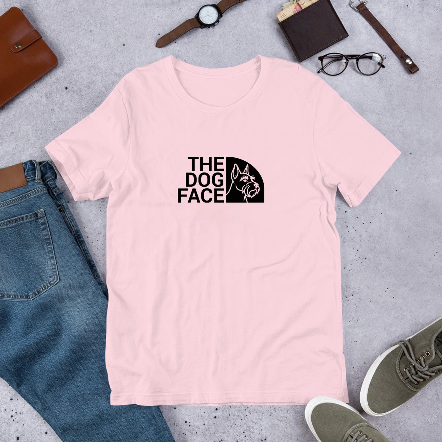 犬 tシャツ 犬イラストTHE DOG FACE ミニチュア・シュナウザーデザイン|アダルト&キッズサイズ