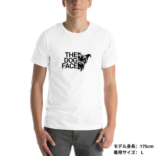 犬 tシャツ 犬イラスト ミニチュア・シュナウザー THE DOG FACE|アダルト&キッズサイズ
