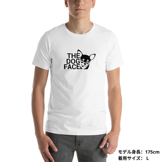 犬 tシャツ 犬イラスト チワワ THE DOG FACE|アダルト&キッズサイズ