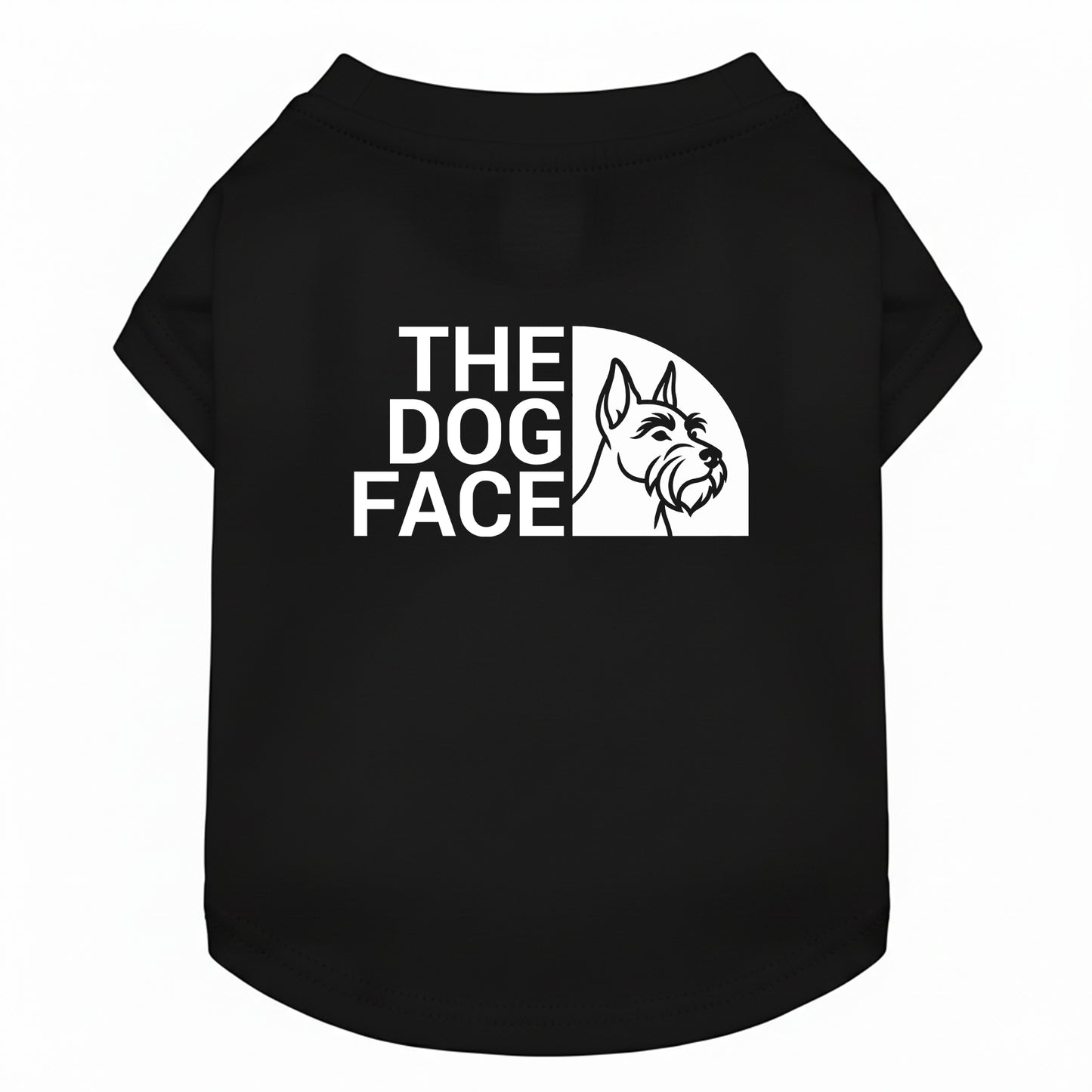 THE DOG FACE ミニチュア・シュナウザーデザイン 犬用Tシャツ ワンちゃんTシャツ 犬服 柴犬Tシャツ|綿100%・小型~中型犬
