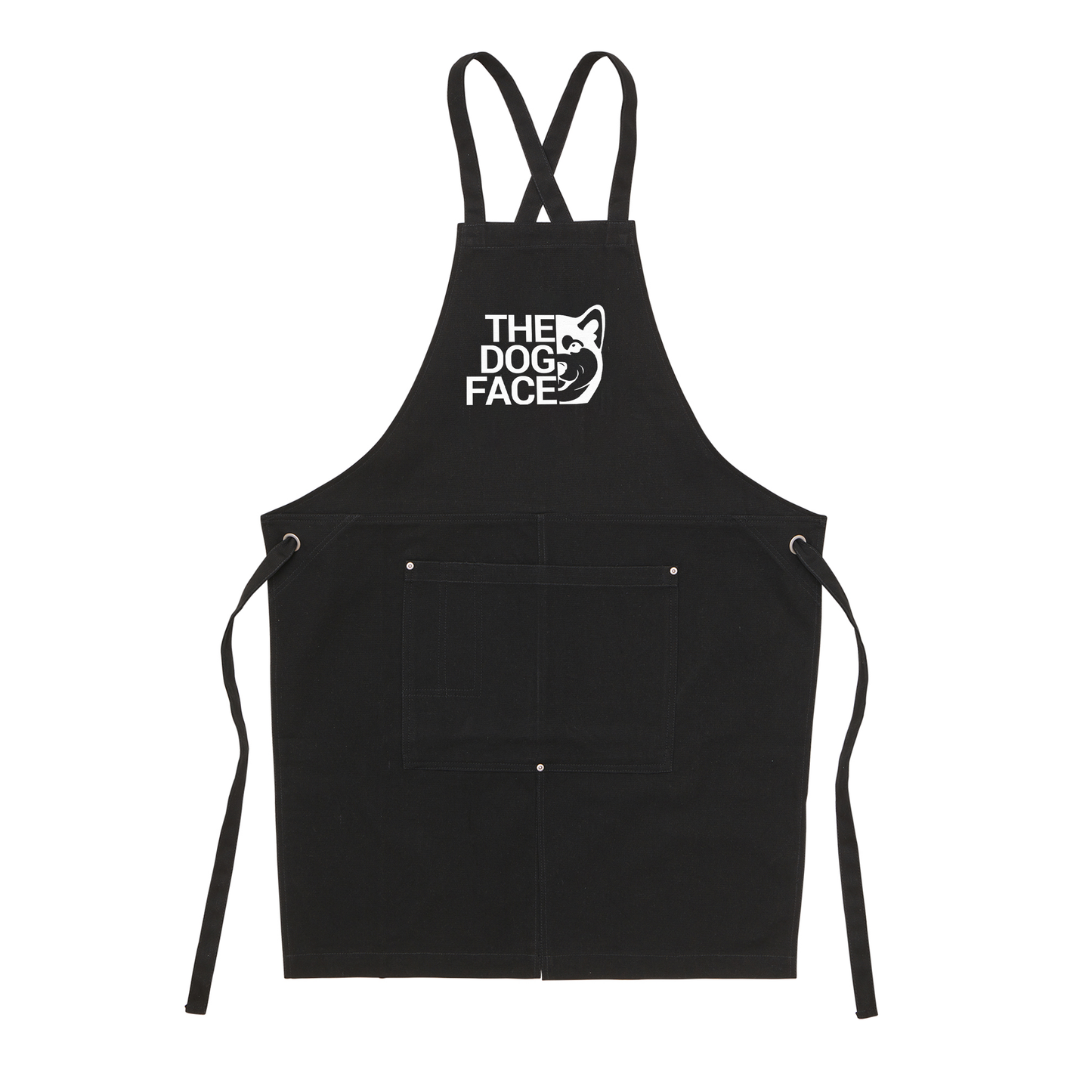 犬エフロン ツイル エプロンいぬ 犬イラスト 柴犬 THE DOG FACE3