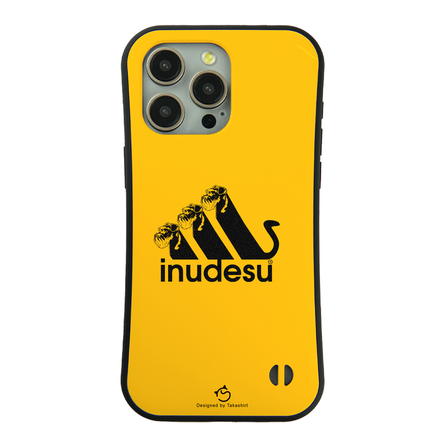 ケース いぬ 犬 イラスト ミニチュア・シュナウザー INUDESU ケース iPhone8, SE2, SE3 ~ ケースiPhone17シリーズ