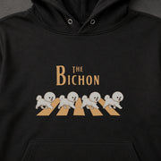 THE BICHON | ビションフリーゼ 横断歩道 お散歩 スウェット パーカー【犬好き・ギフトに最適】
