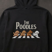 プードル (Poodle) バックプリント パーカー