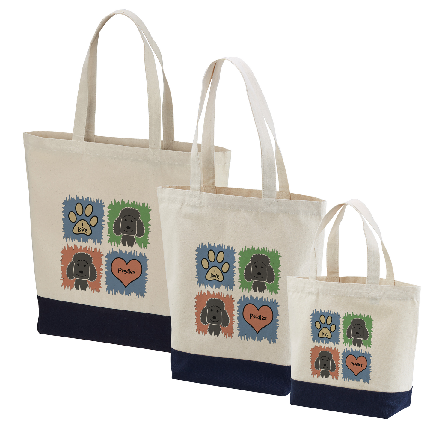 犬トート バッグ 犬 エコ バッグ トイプードル ベター