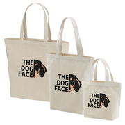 犬トート バッグ 犬 エコ バッグ ダックス フンド THE DOG FACE