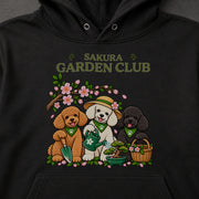 Poodle Sakura Garden Club サクラガーデンクラブ パーカー フーディ|フロントプリント