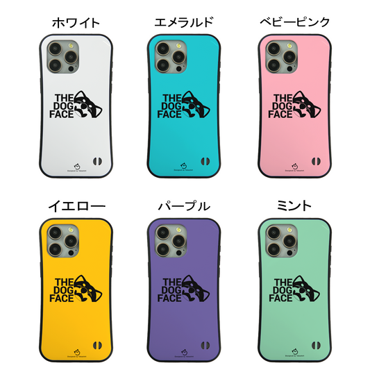 ケース いぬ 犬 イラスト 柴犬 THE DOG FACE1 ケース iPhone8, SE2, SE3 ~ ケース iPhone17シリーズ