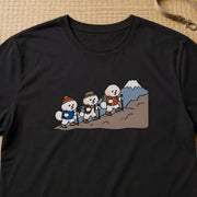 ビションフリーゼ 登山 犬 富士山 ハイキング アウトドア Tシャツ |フロントプリント