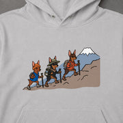 Miniature Pinscher hiking club ミニチュアピンシャー 犬好き 登山 富士山パーカー|フロントプリント