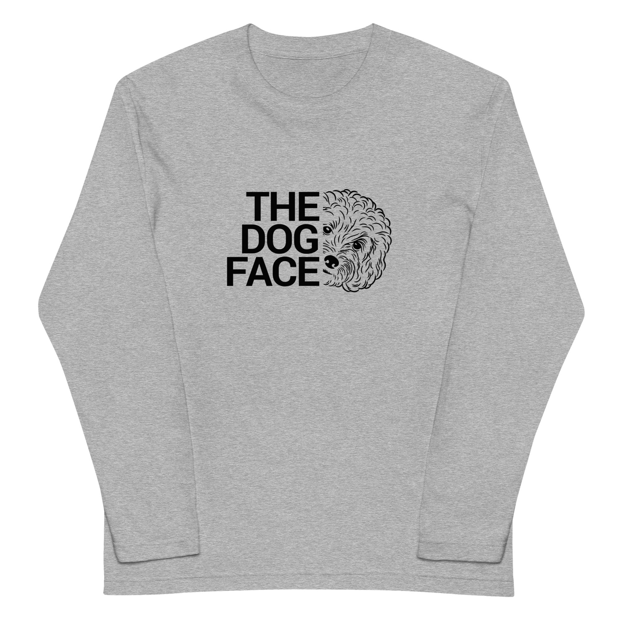 犬 ロン t 犬 長袖 t シャツ いぬ 犬イラスト プードル The Dog Face