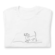 犬 tシャツ 犬イラスト かわいいダックスフンドイラスト シンプルイラスト