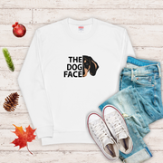 犬 トレーナー いぬ かわいい 犬イラスト ダックス フンド THE DOG FACE