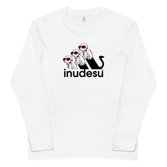 犬 ロン t 犬 長袖 t シャツ いぬ 犬イラスト INUDESU