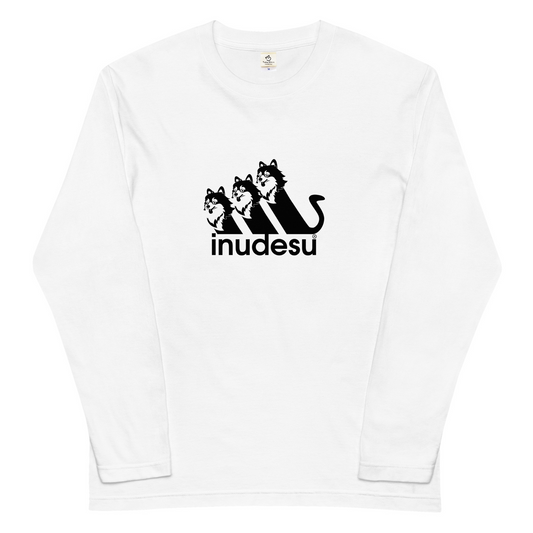 犬 ロン t 犬 長袖 t シャツ いぬ 犬イラスト INUDESU