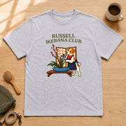Russell Ikebana Club  ジャックラッセル 生け花クラブ「華道と和の心」 Tシャツ｜フロントプリント