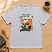 Poodle Ikebana Club  Solo プードル 生け花クラブ「華道と和の心」 Tシャツ｜フロントプリント