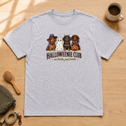 Halloweenie Club Dachshund ハロウィーニークラブ ダックスフンド「No Tricks Just Treats」 Tシャツ｜フロントプリント
