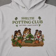 Sheltie Potting Club シェルティポッティングクラブ パーカー フーディ｜フロントプリント