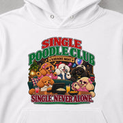 Single Poodle Club Karaoke シングルプードルクラブ カラオケナイト パーカー フーディ｜フロントプリント