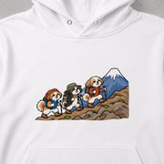 Shih Tzu Hiking Club 富士山登山犬 パーカー フーディ｜フロントプリント