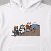Akita Hiking Club 秋田犬ハイキングクラブ パーカー フーディ｜フロントプリント
