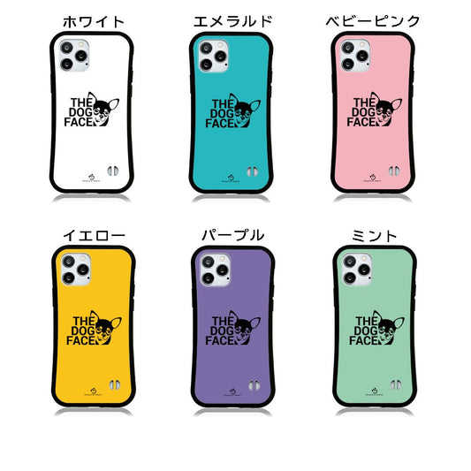 ケース いぬ 犬 イラスト チワワ THE DOG FACE   ケース iPhone8, SE2, SE3 ~ ケースiPhone17シリーズ
