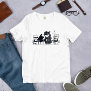 犬ジャズバンド ポメラニアンTシャツ | 音楽好き・犬好きに人気