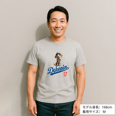デコピン 犬tシャツ いぬ コーイケルホンディエイラスト 大谷 Dekopin