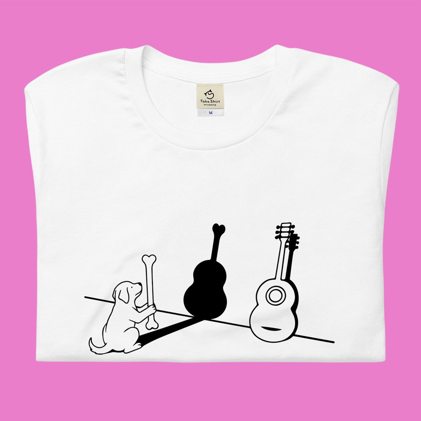 犬ギター 犬Tシャツ｜音楽好きに人気