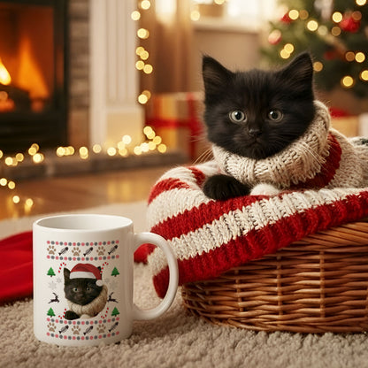 【クリスマス限定】写真入れマグカップ ペット写真 | うちの子マグカップ オリジナルギフト | inujoy