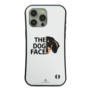 ケース いぬ 犬 イラスト ダックス フンド THE DOG FACE   ケース iPhone8, SE2, SE3 ~ ケースiPhone17シリーズ