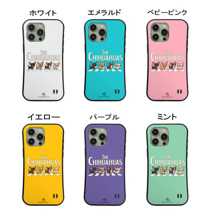 ケース いぬ 犬 イラスト  THE CHIHUAHUAS ケース iPhone8, SE2, SE3 ~ ケースiPhone17シリーズ