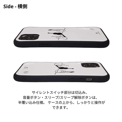 ケース いぬ 犬 イラスト  犬ギター ケース iPhone8, SE2, SE3 ~ ケースiPhone17シリーズ