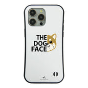 ケース いぬ 犬 イラスト 柴犬 The Dog Face  ケース iPhone8, SE2, SE3 ~ ケースiPhone17シリーズ