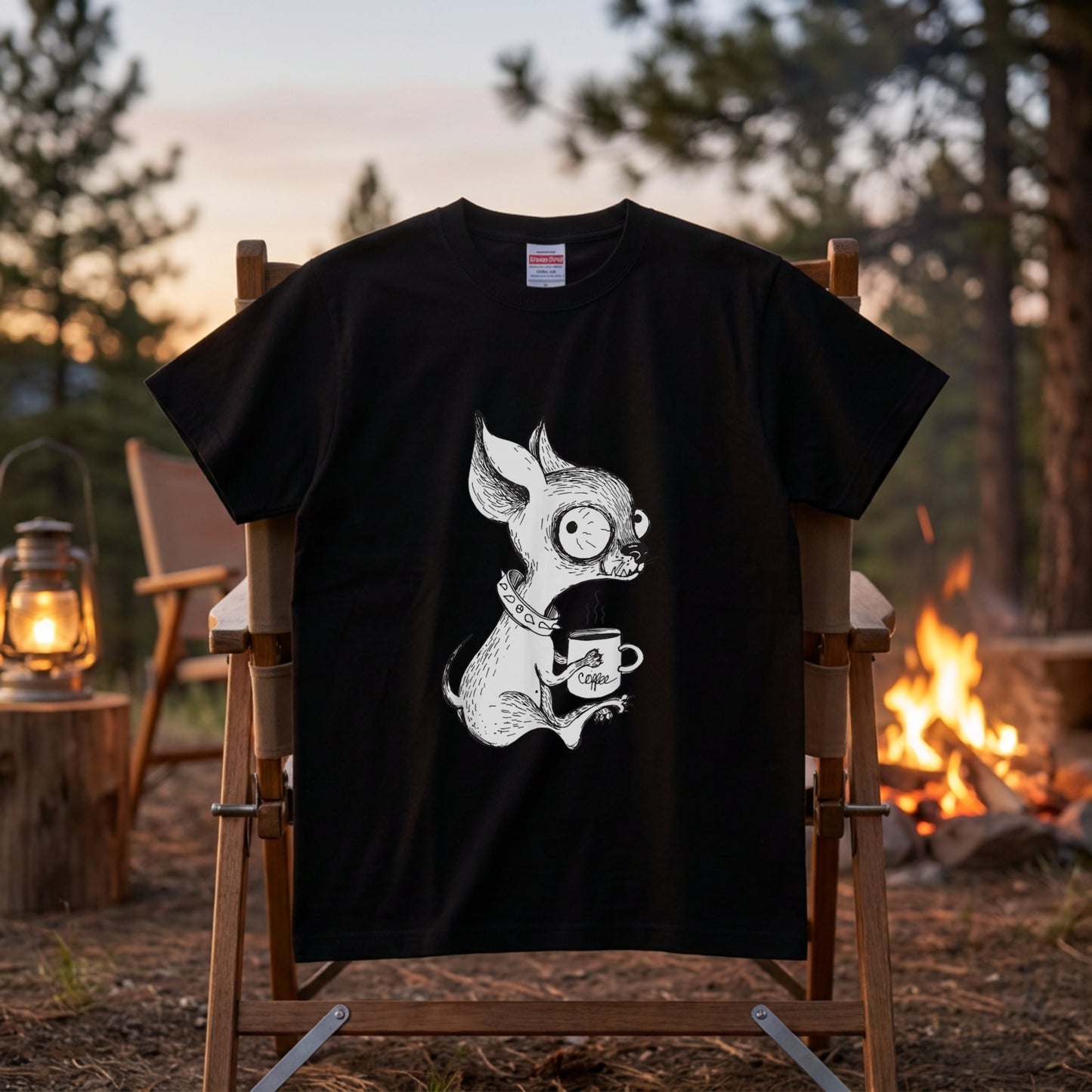 チワワ コーヒー Tシャツ かわいい 犬 Tシャツ 犬好き おしゃれ 面白い ギフト 人気