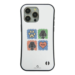 ケース いぬ 犬 イラスト  トイ プードル ベター  ケース iPhone8, SE2, SE3 ~ ケースiPhone17シリーズ
