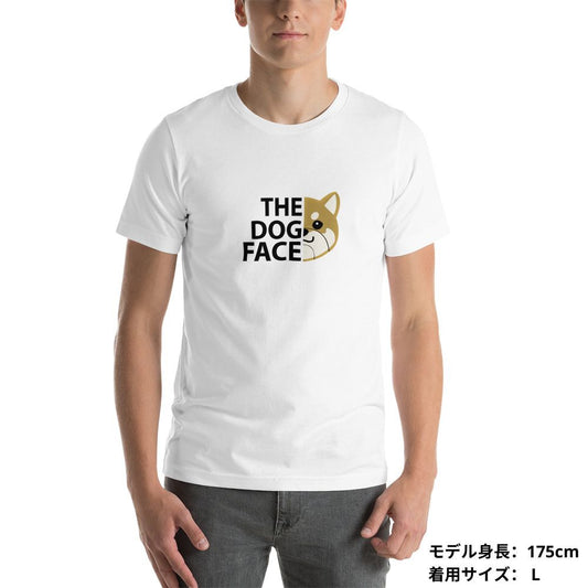 犬 tシャツ 犬イラスト 柴犬 THE DOG FACE|アダルト&キッズサイズ