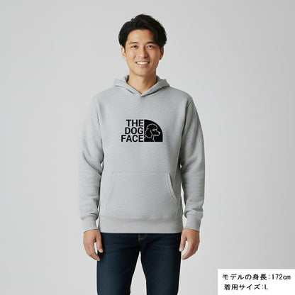 犬 パーカー 犬イラスト いぬ かわいい プードル THE DOG FACE Poodle