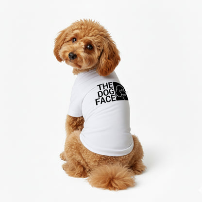 THE DOG FACE Poodle デザイン 犬用Tシャツ ワンちゃんTシャツ 犬服 柴犬Tシャツ｜綿100%・小型～中型犬