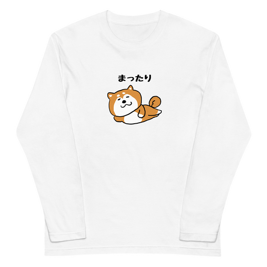 犬 ロン t 犬 長袖 t シャツ いぬ  犬イラストまったり