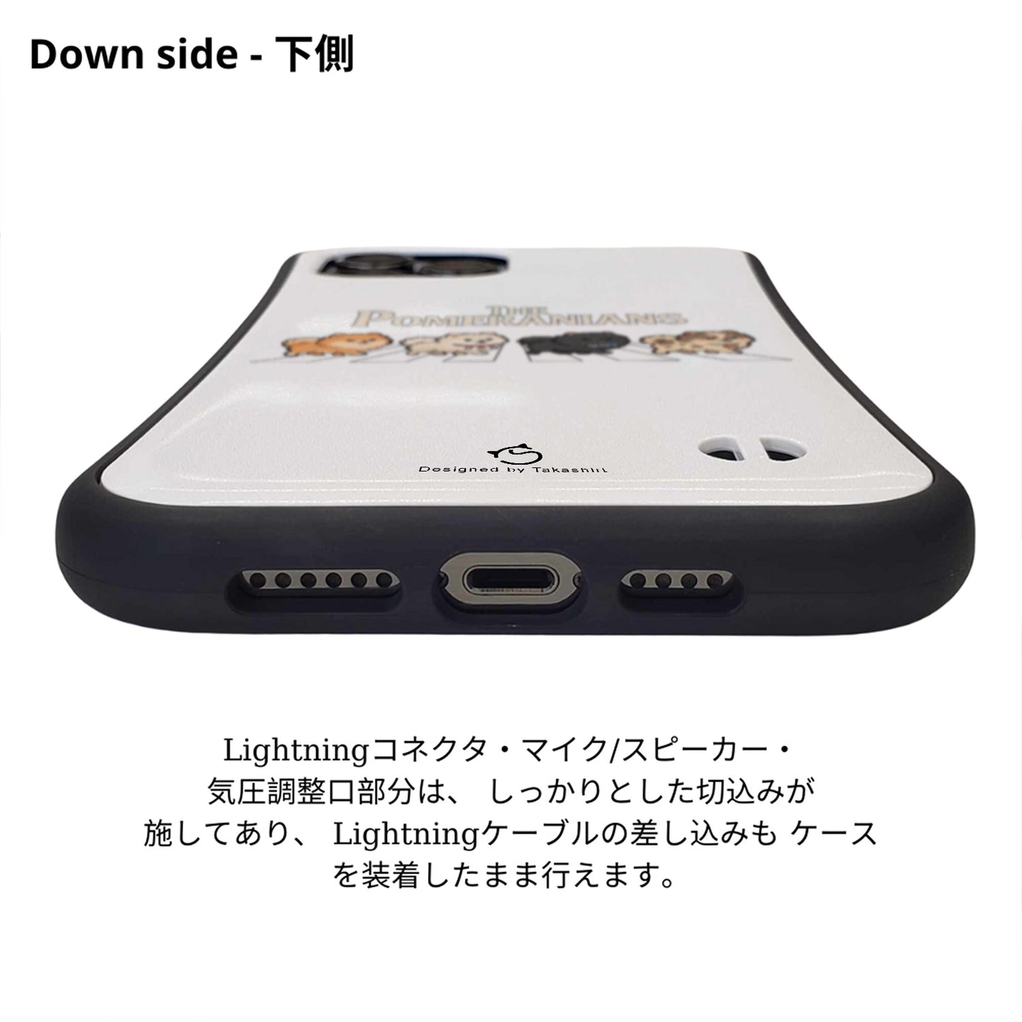 ケース いぬ 犬 イラスト THE POMERANIANS ケース iPhone8, SE2, SE3 ~ ケースiPhone17シリーズ